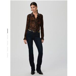 Paige, High Rise Manhattan Bootcut Jean, Size 28, NEW